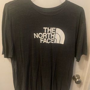 Gray North Face Tee